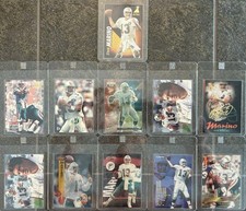 Fleer Ultra Dan Marino Miami Dolphins NFL 10 Trading Card Lot 1995