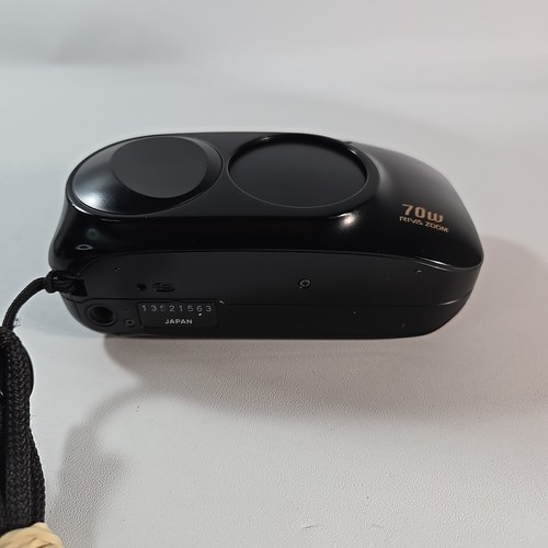 Minolta Riva Zoom 70W 35mm Film Camera Point & Shoot Pop Up Flash Tested Working - Picture 6 of 13