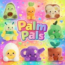 NEW AURORA PLUSH ASSORTED PALM PALS CUDDLY SOFT TOY TEDDY BEAR - CHOOSE DESIGN