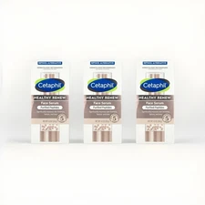 3 Cetaphil HEALTHY RENEW Face Serum Purified Peptides Retinol Alternative 1.0 Oz