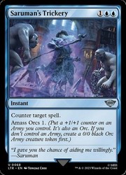 Saruman's Trickery 68 Universes Beyond: The Lord of the Rings: Tales of Middle-earth MTG Uncommon