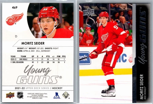 2021 Upper Deck Young Guns Rookie Moritz Seider  469