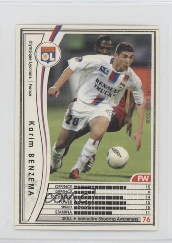 2005-06 Panini WCCF European Clubs Karim Benzema #092/336