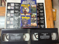 Saturday Night Live: The Mr. Bill Collection  Toonces And Friends VHS tapes EX