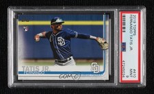 2019 Topps Fernando Tatis Jr (Dark Uniform) #410 PSA 9 MINT Rookie RC