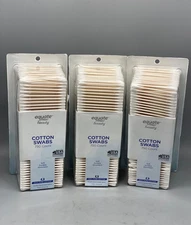 Equate Beauty Cotton Swabs, 750 Count x 3 PACK