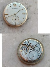 50s ULYSSE NARDIN CALATRAVA VINTAGE WATCH MOVEMENT UHREN DIAL 31,5mm BALANCE OK