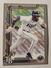 2025 Topps Holiday #H38 Chandler Simpson Silver Glitter Holiday  RC         024