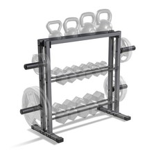 Combo Weights Storage Rack for Dumbbells, Kettlebells, and Weight Plates DBR-...