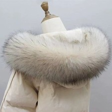Faux Fur Hood Trim Replacement Costume Shawl Detachable Collar