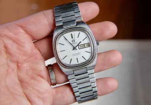 Vintage 70's OMEGA Seamaster Automatic 166.0213 S/Steel 35mm Watch - For Repair