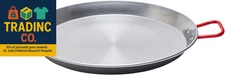 22-Inch Carbon Steel Paella Pan, 55Cm