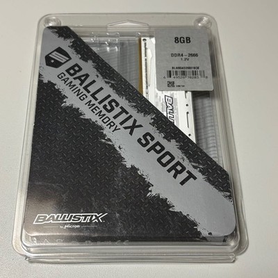 Crucial Ballistix DDR4 8GB 1Rx8 2666MHz BLS8G4D26BFSCK Arbeitsspeicher ungeöf...