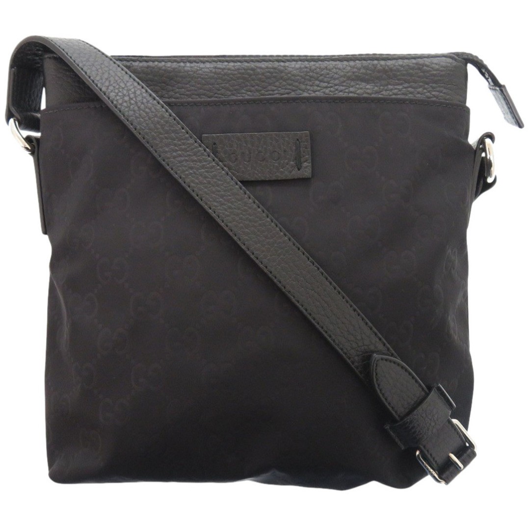 GUCCI GG 510339 Black Nylon Shoulder Bag Pre-Owned from Japan