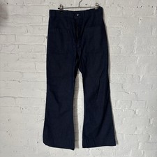 Vintage seafarer us navy denim Jeans Indigo Dungarees Work Pants Trousers 30x29