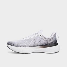 Men's Under Armour UA Infinite Running Shoes White/Black/White 3027523 109