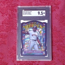 Topps 1998 Gallery Barry Bonds #GH3 Gallery of Heroes SGC 9.5