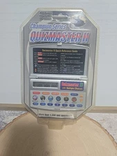 Quizmaster II Champion Series Trivia Hangman Handheld Travel Game Teams 1-4 Play