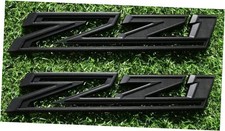 2 Pack 2019-2025 Z71 Emblem Decals Side Badges Compatible with Matte Black