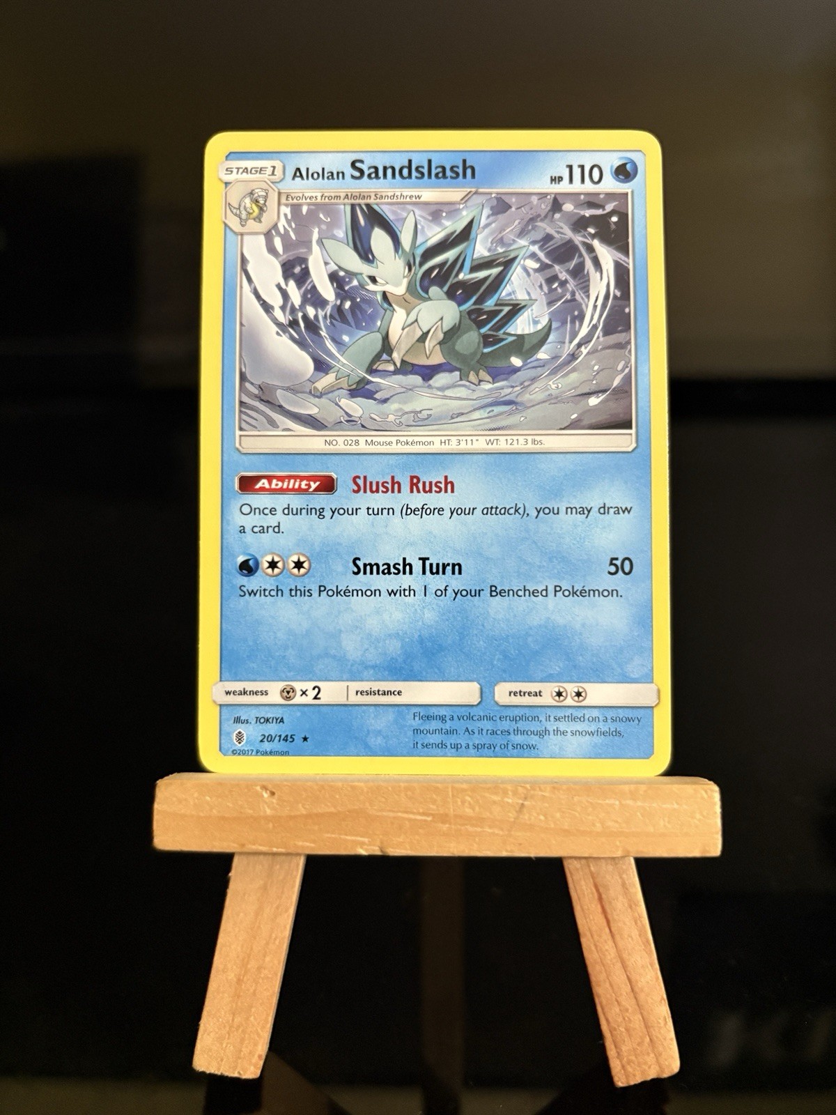 Alolan Sandslash 20/145 Sm-Guardians Rising Regular Rare NM Pokemon TCG Card