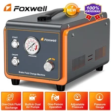 FOXWELL RT1000 Brake Fluid Bleeder Kit Vacuum Pressure Tool Brake Fluid Exchange
