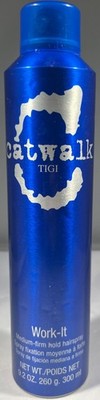 (NO CAP) TIGI Catwalk Work-It Medium-Firm Hold Hairspray, 9.2 oz.