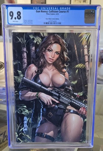 Gun Honey: Collision Course #1 Titan Comics, 6/24 Davis Rider Comics Ed 9.8 CGC