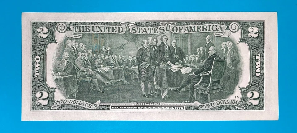 LUCKY Year 2019 (L 88882019 B) $2 Two Dollar Bill 2017A Series *UNC* - Image 3 of 4