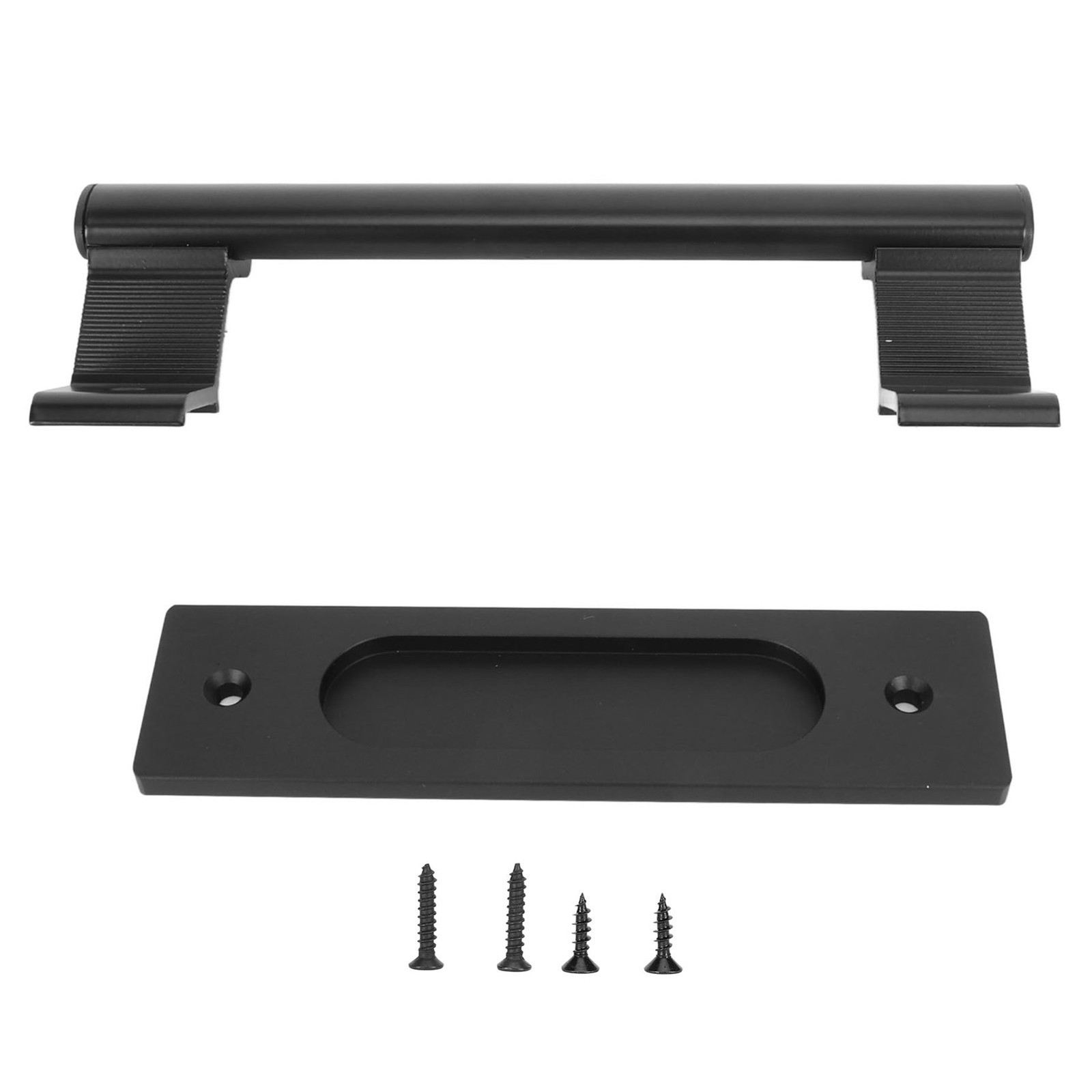 Sliding Door Handle Set Aluminum Alloy Sliding Door Pull With Screws Barn Door