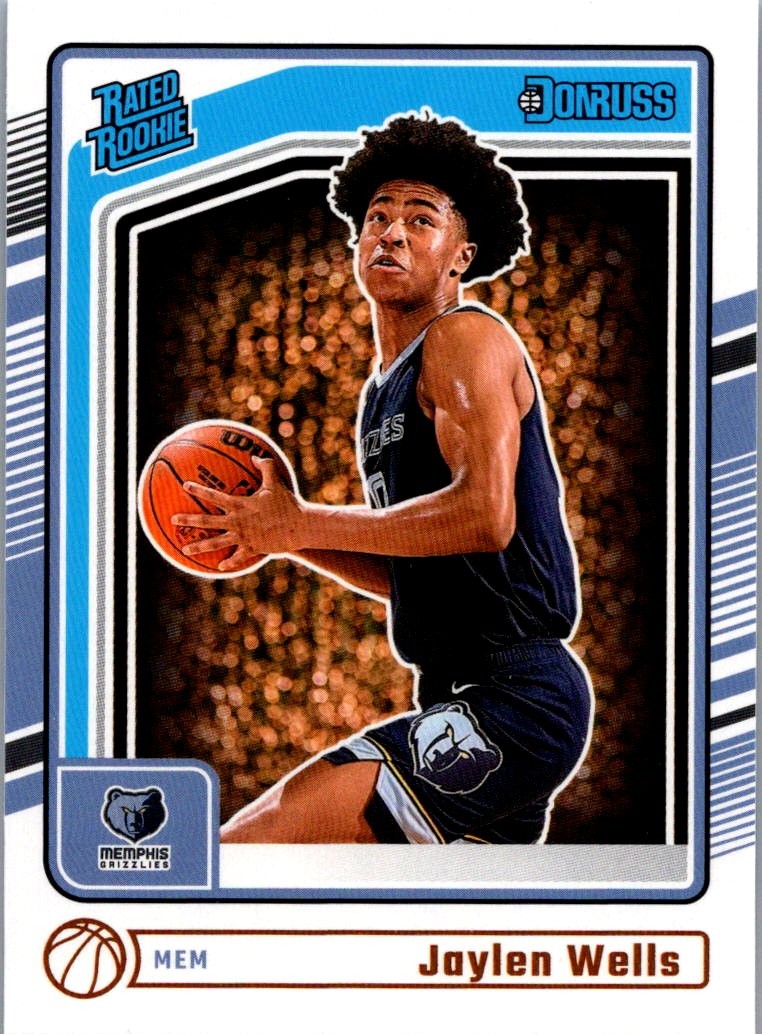 2024-25 Donruss Jaylen Wells #245 Memphis Grizzlies