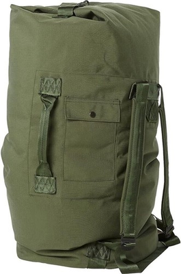 #ad Military Duffle Bag OD Green Nylon Sea Bag Carry Straps Army Duffel USGI $22.95