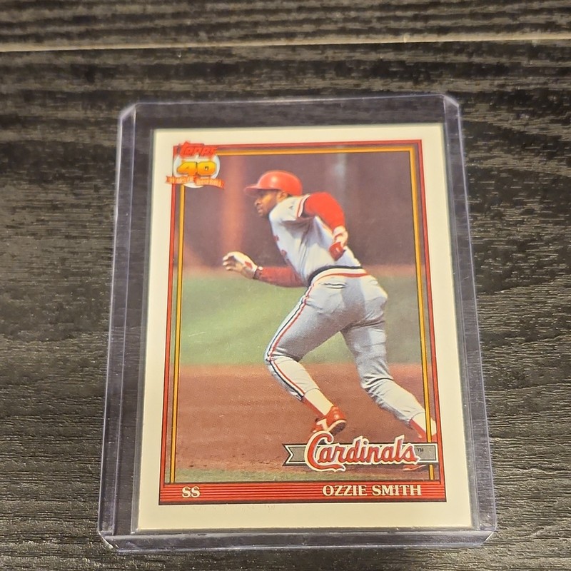 Topps 1991 Ozzie Smith St. Louis Cardinals Baseball Base Set #130