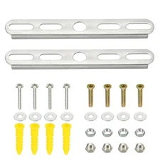 Ceiling Light Plate 120x20x4.6mm Light Fixture Chandelier Mounting Bracket 2 Set