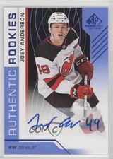 2018 Upper Deck SP Game Used Authentic Rookies Blue Joey Anderson #130 Auto hj3