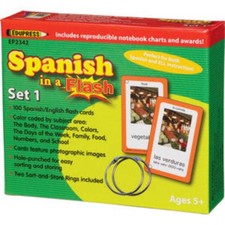 Spanish in a Flash Cards Set 1 TCR62342