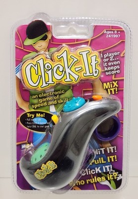 Click-it Electronic Game MGA Entertainment New Sealed Vintage Rare Keychain