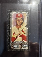 2025 Topps Allen & Ginter STAN MUSIAL Black Border Mini Card #64 Cardinals