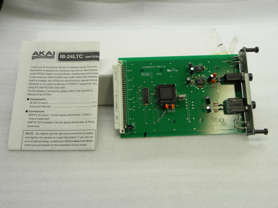 AKAI PROFESSIONAL DPS24 LTC Interface Option Card IB-24LTC (SMPTE Time Code) - Image 2 of 4