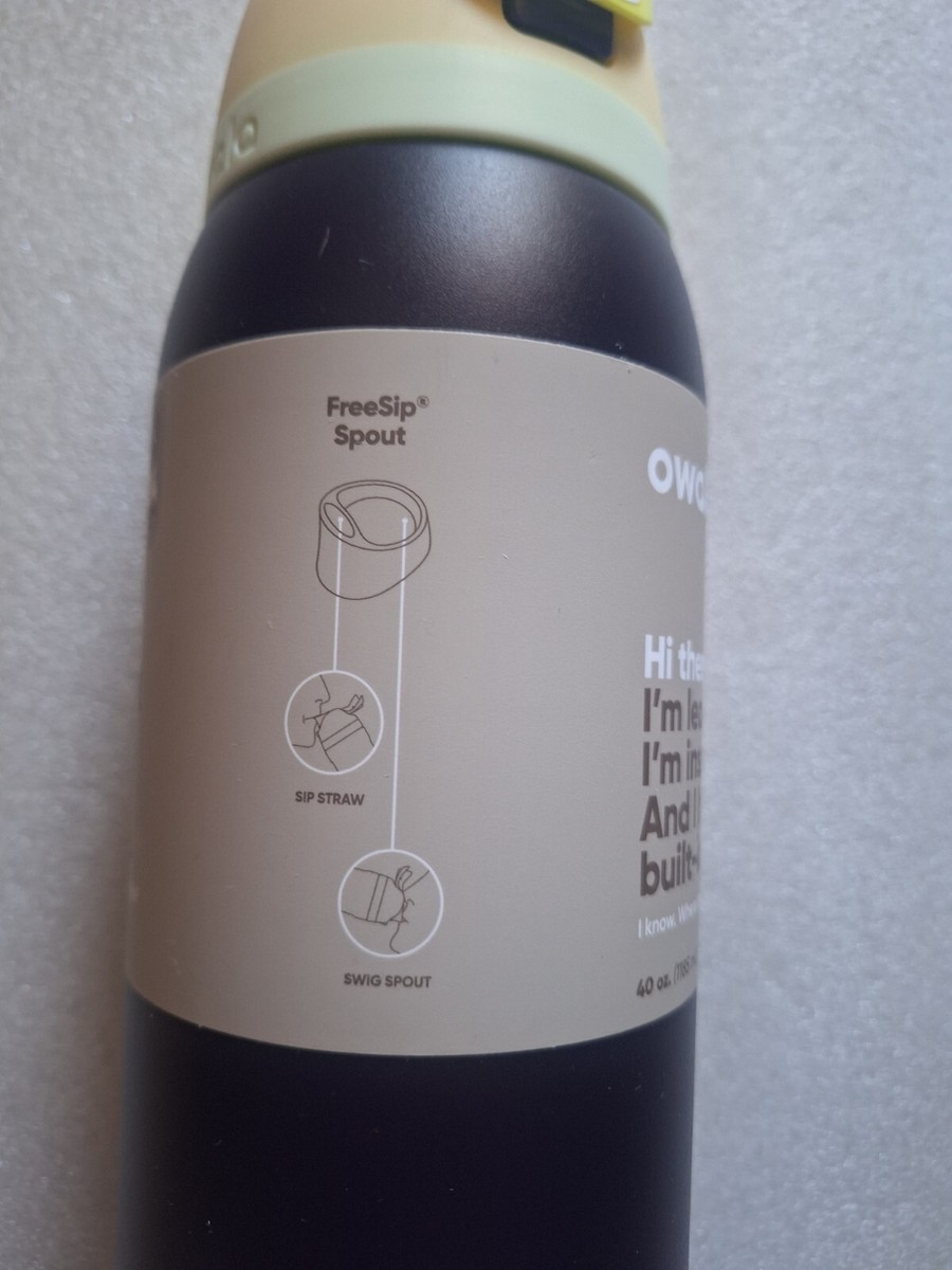 Owala FreeSip 40OZ (1185 ml) Water Bottle Stainless Steel