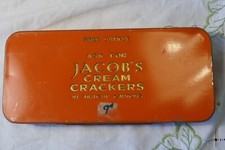1950's Jacobs Cream Crackers 'Free Sample' Tin - Ten Crackers to Try at Home