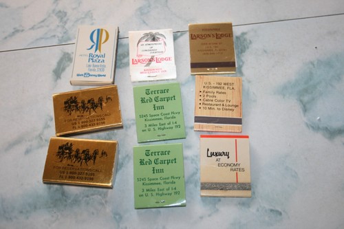 Vintage Resort Match books and boxes Near Disney World Lot 9 - Picture 2 of 3