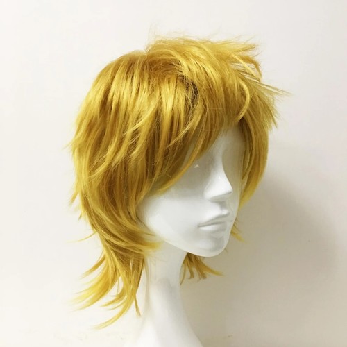 Sunny 70s Beach Gold Shag Wig costume cosplay stage actor actress anime unisex - Picture 7 of 16