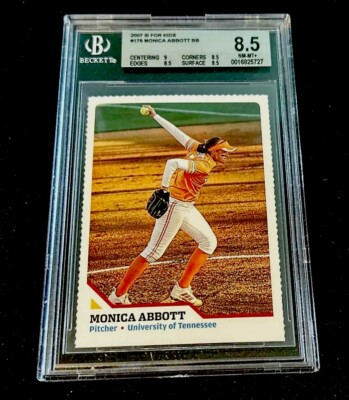 MONICA ABBOTT ROOKIE Sports Illustrated for Kids SI USA Softball RARE