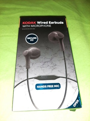 Kodak Wired Earbuds with Microphone 