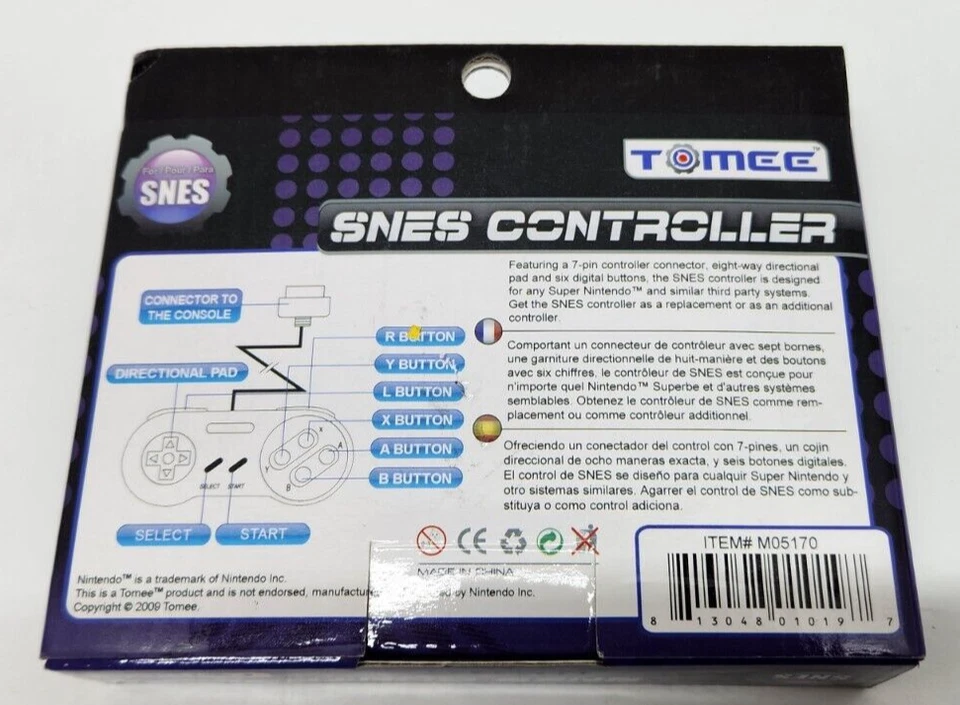 Brand New Tomee controller for Super Nintendo SNES - Image 2 of 3