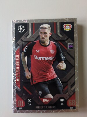 Match Attax Extra 24/25 Andrich Midfield Shield Bayern Leverkusen CL UCL #315