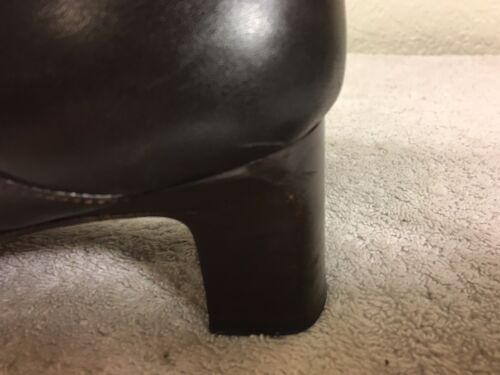 Cole Haan Mujer Cuero Marrón Cuero Cremallera Botas Talla 8.5 AA Hechas en Italia - Imagen 12 de 12