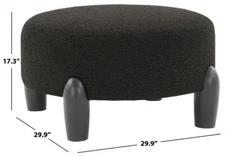 Safavieh PEREZ SCANDINAVIAN RD OTTOMAN, Reduced Price 2172752045 SFV5036D