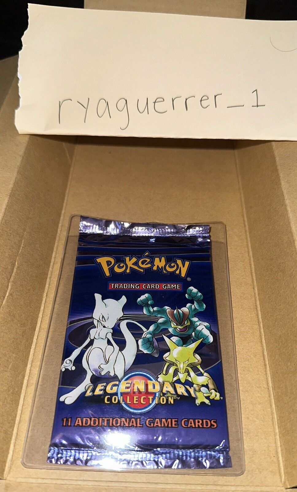 2002 Pokemon Legendary Collection BOOSTER PACK SEALED HEAVY RARE