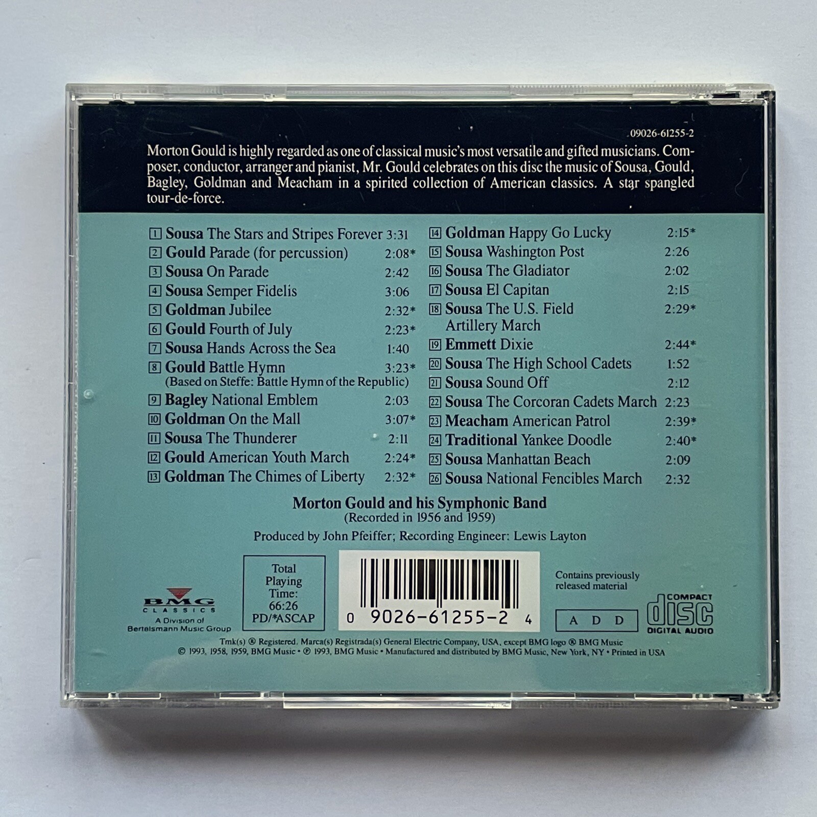 Brass & Percussion Morton Gould CD Fully Tested! eBay